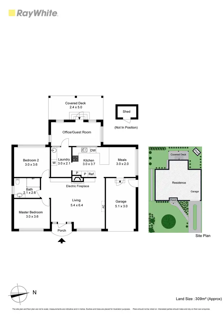 Floorplan of Homely unit listing, 1/286 Jones Road, Somerville VIC 3912