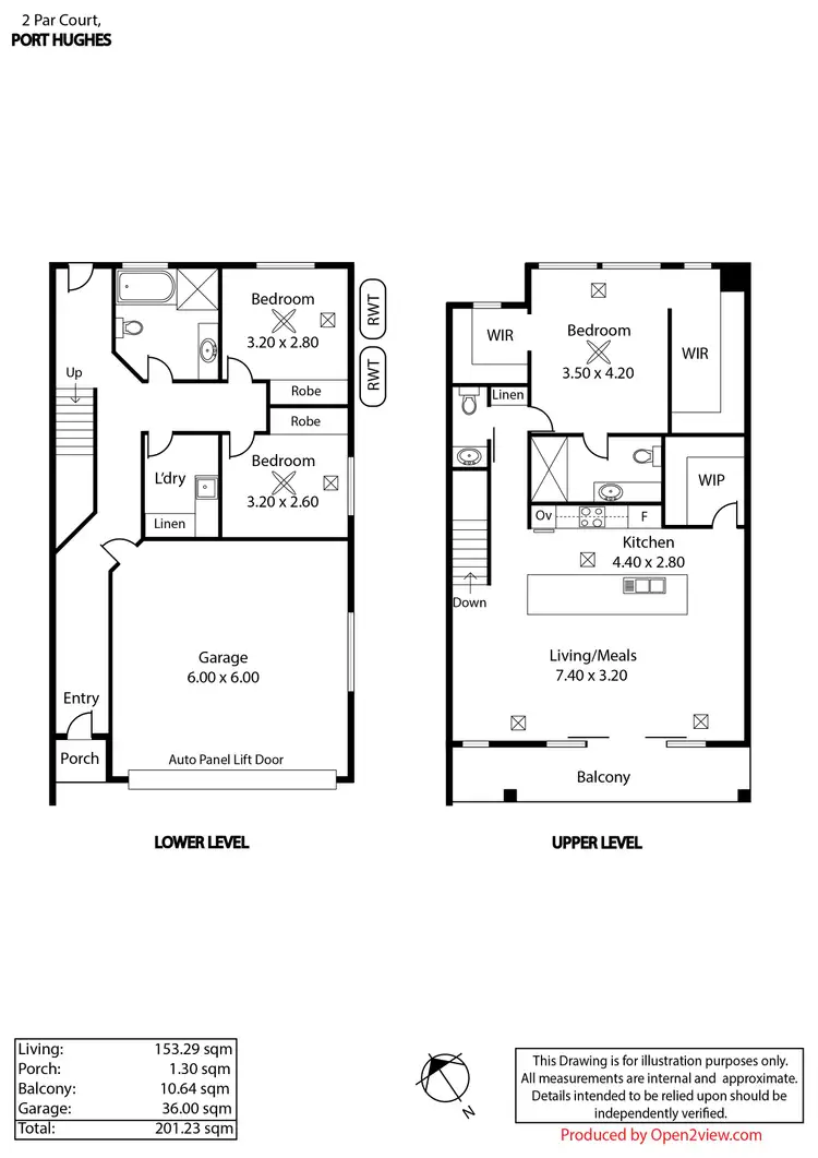 Floorplan of Homely house listing, 2 Par Court, Port Hughes SA 5558