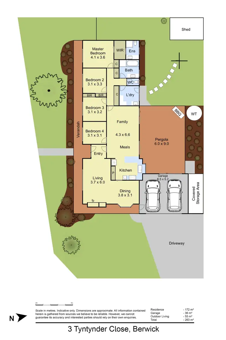 Floorplan of Homely house listing, 3 Tyntynder Close, Berwick VIC 3806