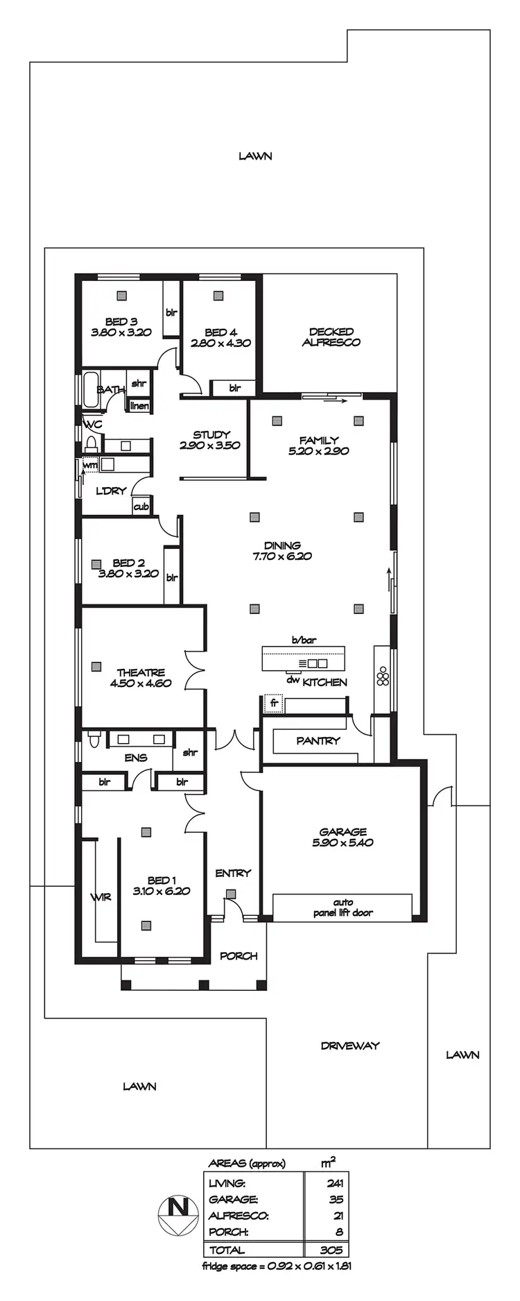 Floorplan of Homely house listing, 34 Braeview Circuit, Evanston SA 5116