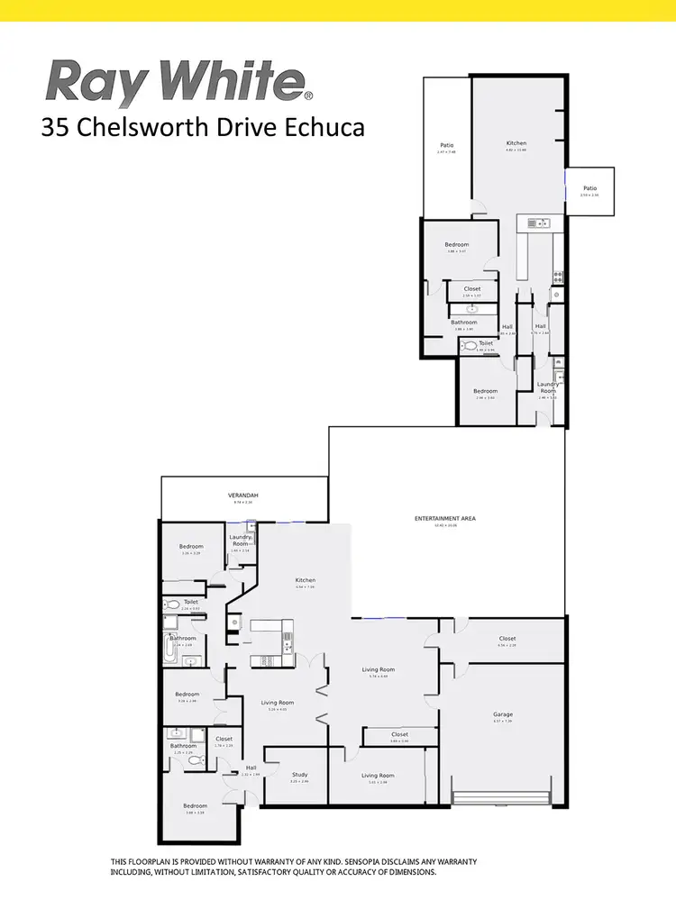 Floorplan of Homely house listing, 35 Chelsworth Drive, Echuca VIC 3564
