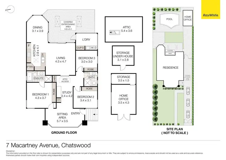 Floorplan of Homely house listing, 7 Macartney Avenue, Chatswood NSW 2067