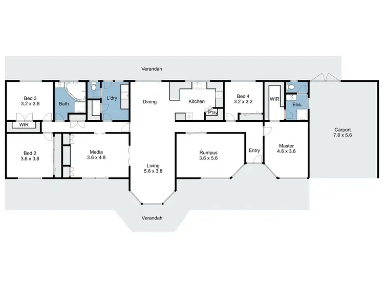 Floorplan of Homely house listing, 20 Glenfern Court, Benalla VIC 3672
