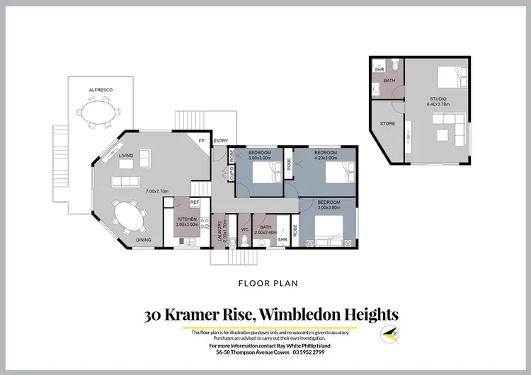 Floorplan of Homely house listing, 30 Kramer Rise, Wimbledon Heights VIC 3922