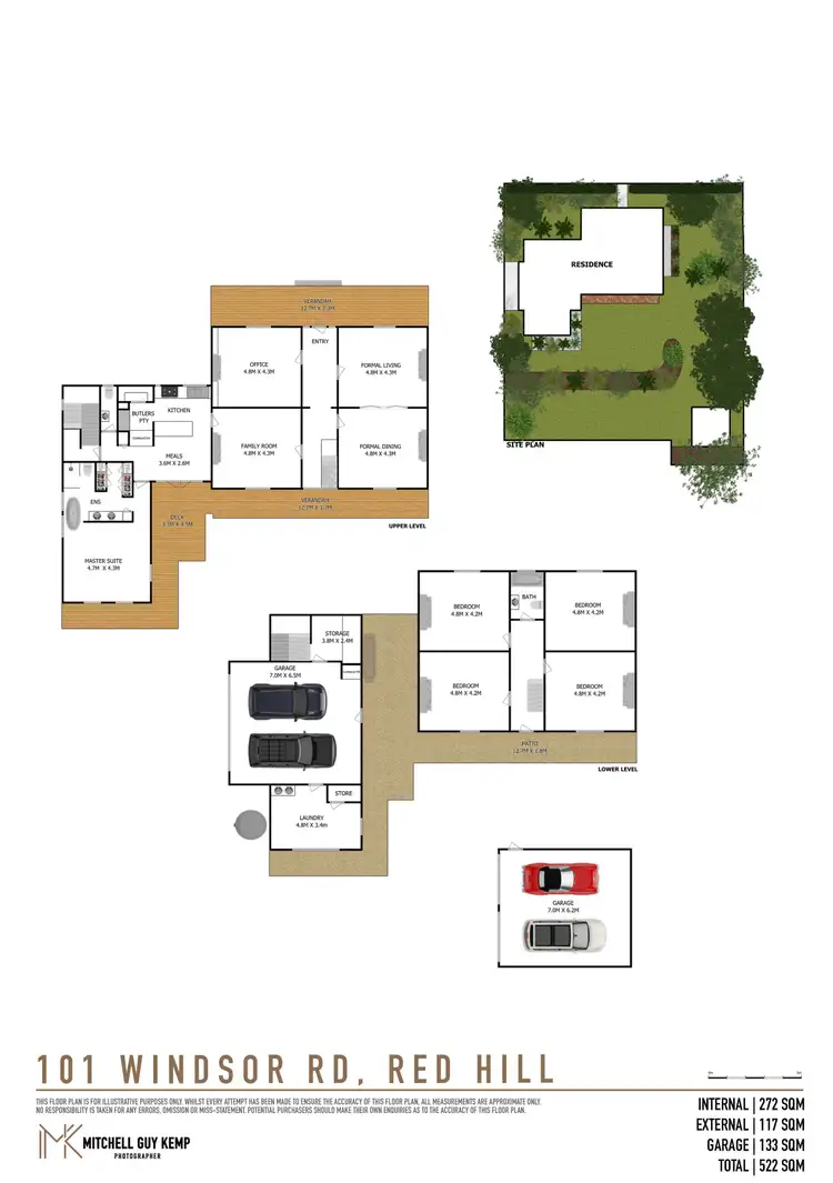 Floorplan of Homely house listing, 101 Windsor Road, Red Hill QLD 4059
