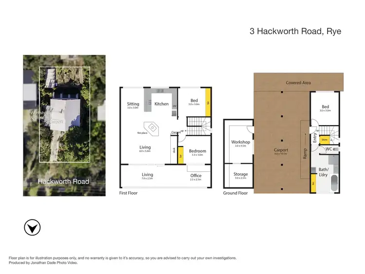 Floorplan of Homely house listing, 3 Hackworth Road, Rye VIC 3941
