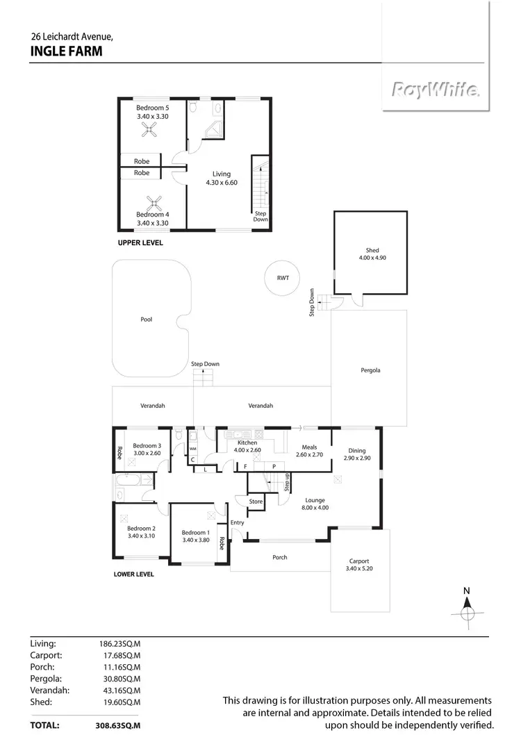 Floorplan of Homely house listing, 26 Leichardt Avenue, Ingle Farm SA 5098