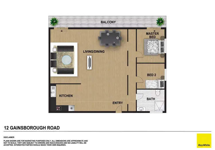 Floorplan of Homely unit listing, 3/12 Gainsborough Street, Moorooka QLD 4105