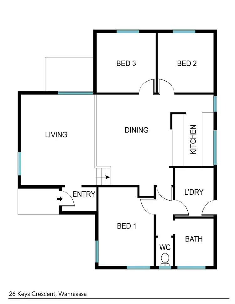 Floorplan of Homely house listing, 26 Keys Crescent, Wanniassa ACT 2903
