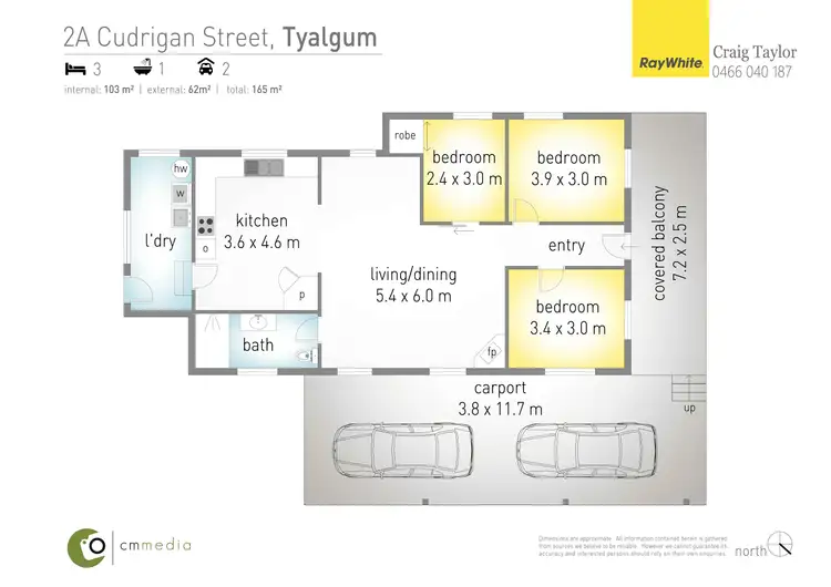 Floorplan of Homely house listing, 2a Cudrigan Street, Tyalgum NSW 2484