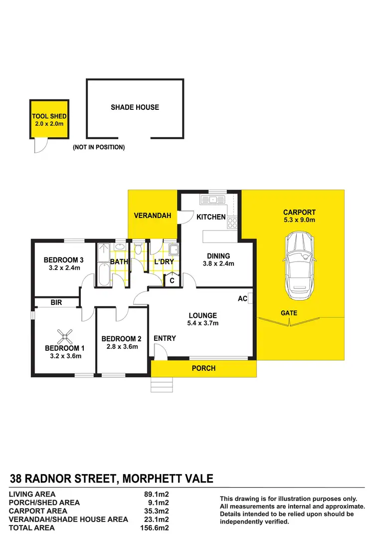 Floorplan of Homely house listing, 38 Radnor Street, Morphett Vale SA 5162