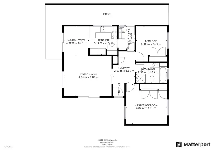 Floorplan of Homely unit listing, 3/72 Splatt Street, Swan Hill VIC 3585