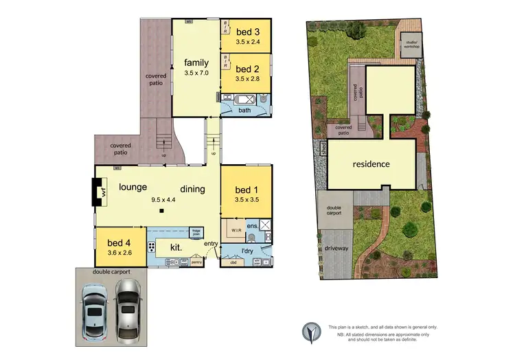 Floorplan of Homely house listing, 9 Powrie Court, Ringwood North VIC 3134