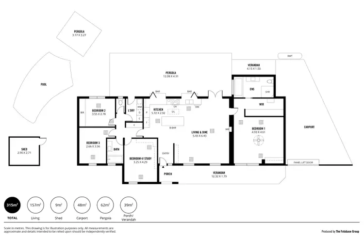 Floorplan of Homely house listing, 7 Harris Drive, Reynella East SA 5161