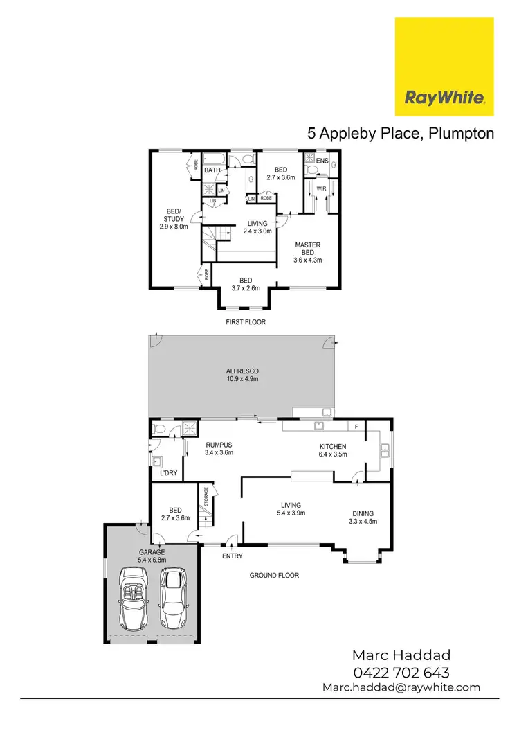 Floorplan of Homely house listing, 5 Appleby Place, Plumpton NSW 2761