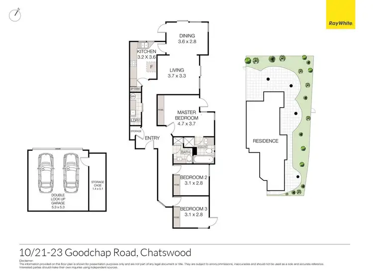 Floorplan of Homely unit listing, 10/21-23 Goodchap Road, Chatswood NSW 2067