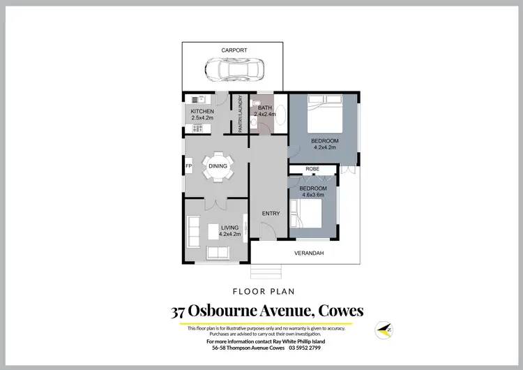 Floorplan of Homely house listing, 37 Osbourne Avenue, Cowes VIC 3922
