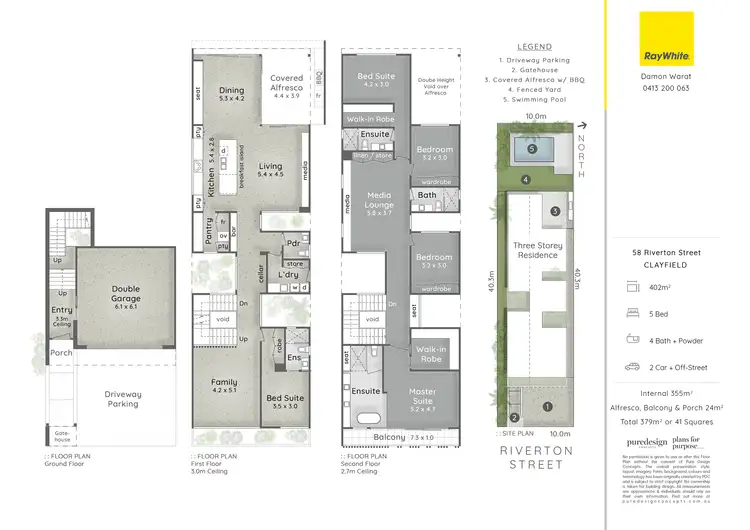 Floorplan of Homely house listing, 58 Riverton Street, Clayfield QLD 4011