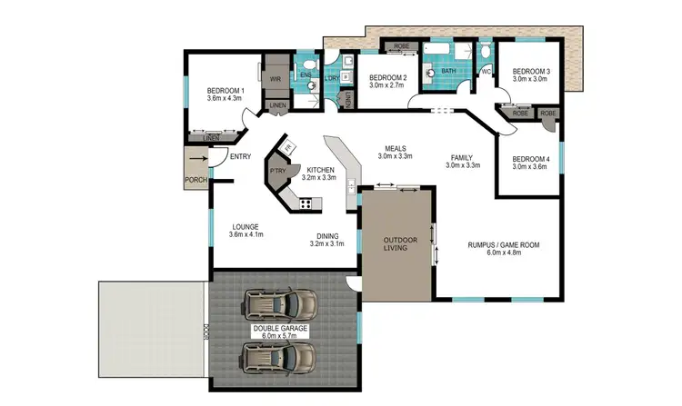 Floorplan of Homely house listing, 47 Rebwonga Street, Kingsthorpe QLD 4400