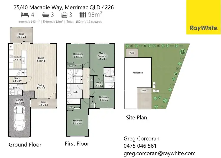 Floorplan of Homely unit listing, 25/40 Macadie Way, Merrimac QLD 4226