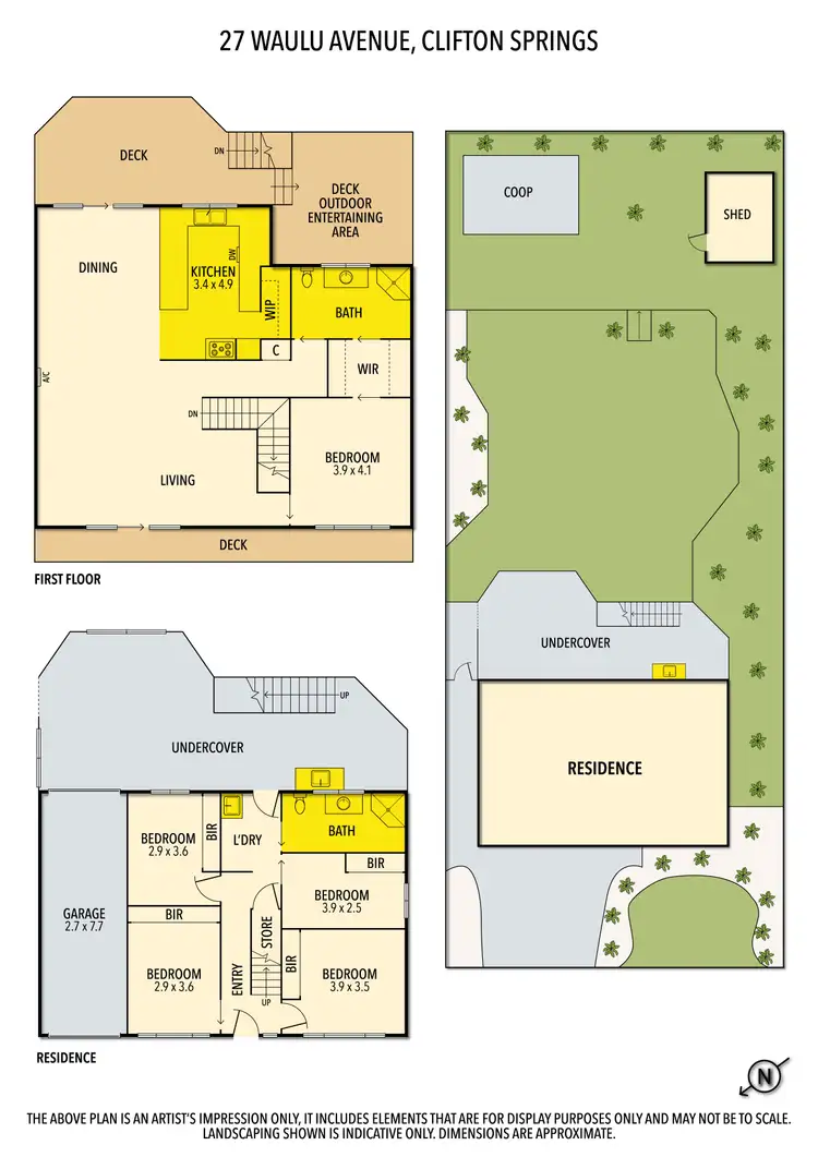 Floorplan of Homely house listing, 27 Waulu Avenue, Clifton Springs VIC 3222