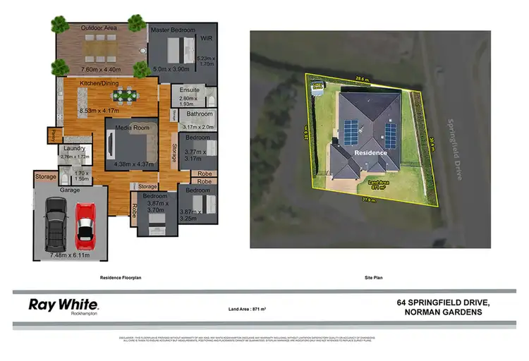 Floorplan of Homely house listing, 64 Springfield Drive, Norman Gardens QLD 4701