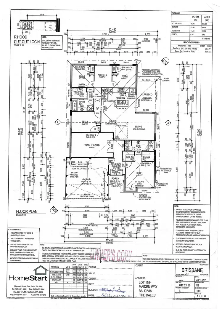 Floorplan of Homely house listing, 14 Maiden Way, Baldivis WA 6171