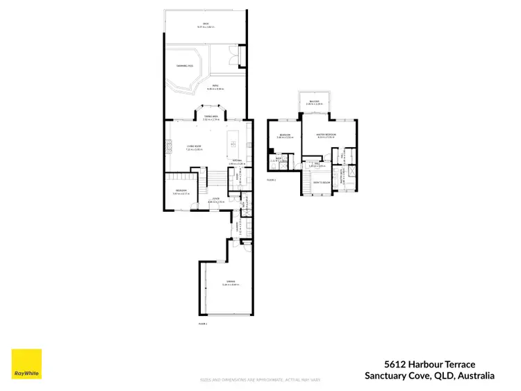 Floorplan of Homely house listing, 5612 Harbour Terrace, Sanctuary Cove QLD 4212