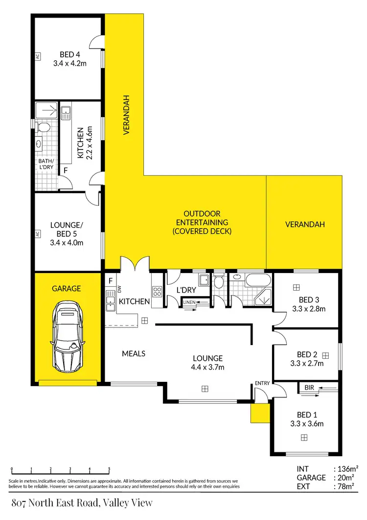 Floorplan of Homely house listing, 807 North East Road, Valley View SA 5093