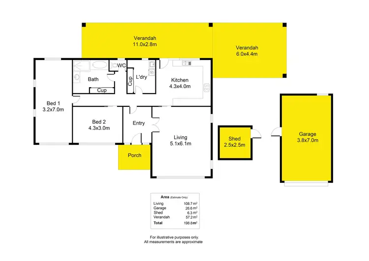 Floorplan of Homely house listing, 1 Hampden Link, Glengowrie SA 5044