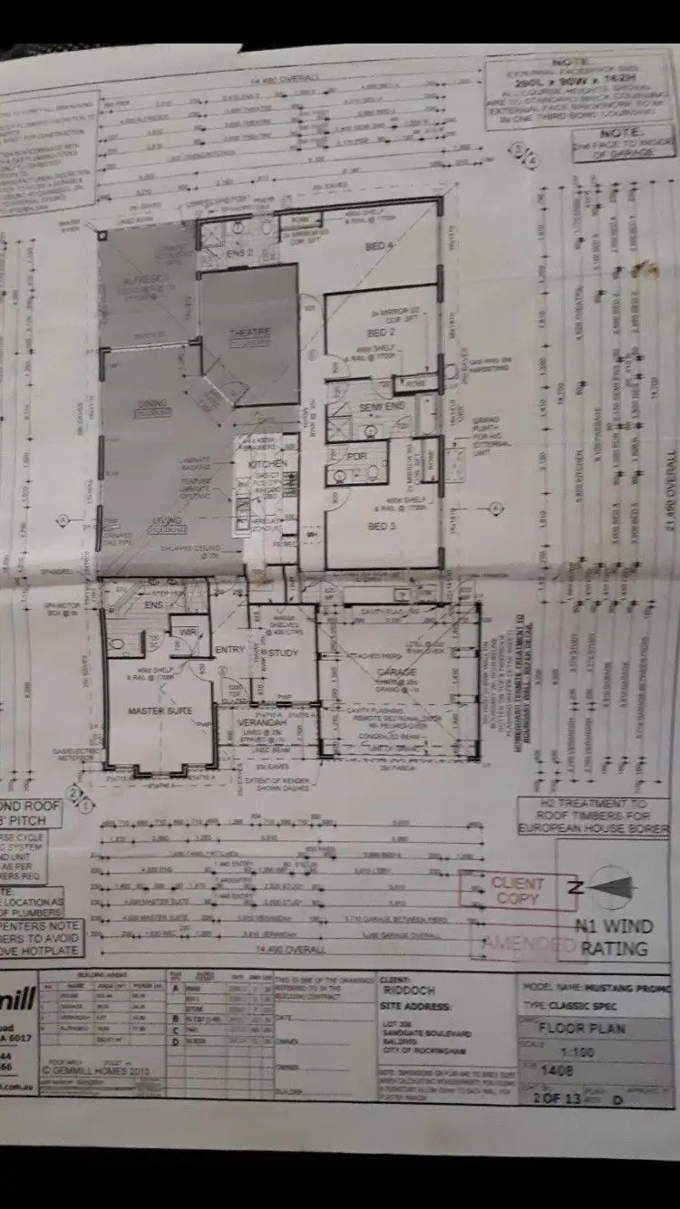 Floorplan of Homely house listing, 16 Sandgate Boulevard, Baldivis WA 6171