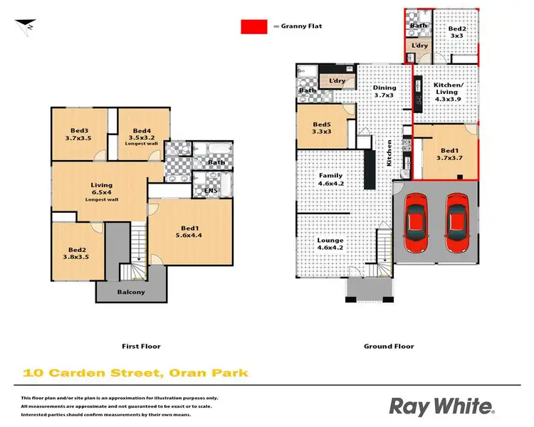 Floorplan of Homely house listing, 10 Carden Street, Oran Park NSW 2570