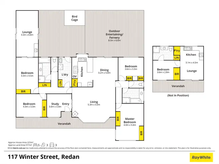 Floorplan of Homely house listing, 117 Winter Street, Redan VIC 3350