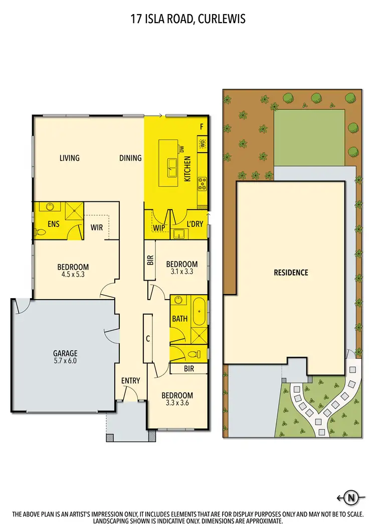 Floorplan of Homely house listing, 17 Isla Road, Curlewis VIC 3222