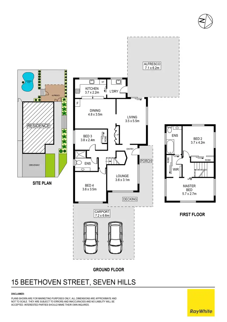 Floorplan of Homely house listing, 15 Beethoven Street, Seven Hills NSW 2147