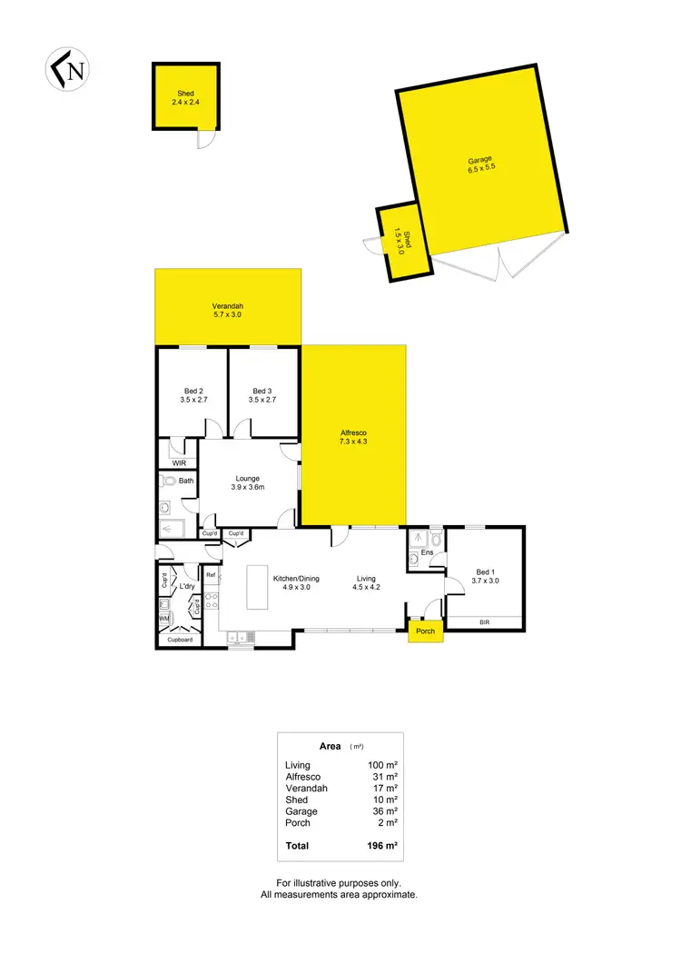 Floorplan of Homely house listing, 4 Shephard Court, Novar Gardens SA 5040