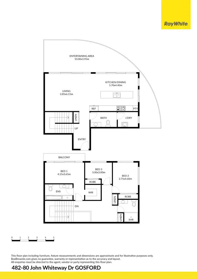 Floorplan of Homely apartment listing, 482/80 John Whiteway Drive, Gosford NSW 2250