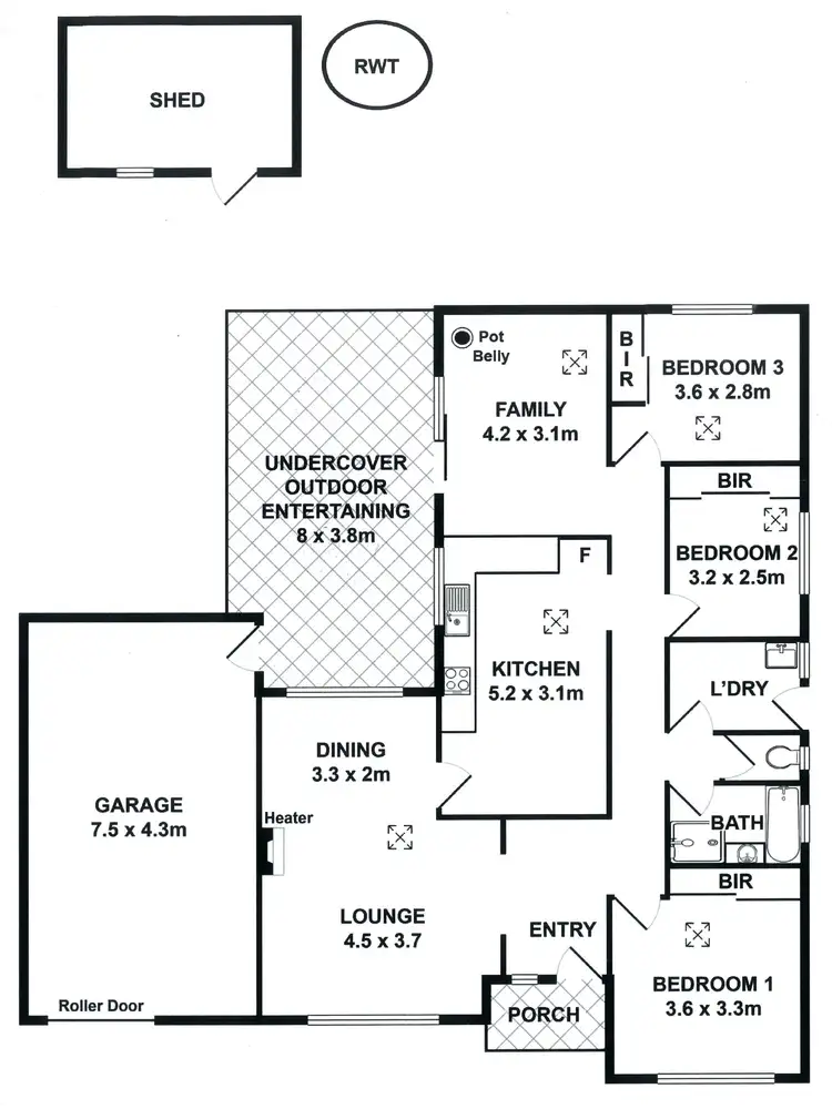 Floorplan of Homely house listing, 29 Heysen Drive, Sheidow Park SA 5158