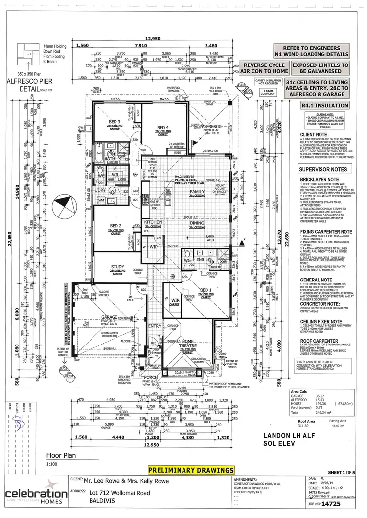 Floorplan of Homely house listing, 35 Wollomai Road, Baldivis WA 6171