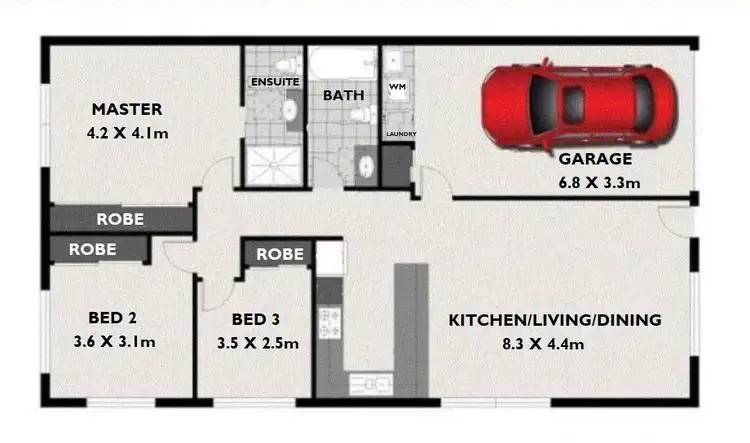 Floorplan of Homely unit listing, 418/2 NICOL Way, Brendale QLD 4500