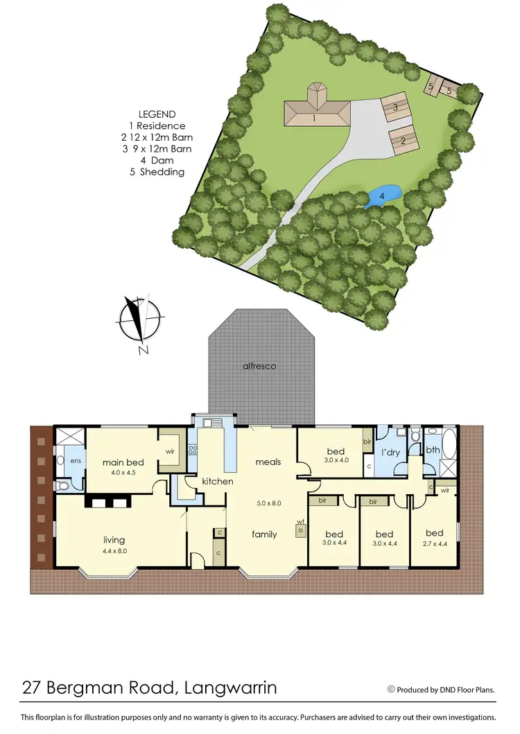Floorplan of Homely rural property listing, 27 Bergman Road, Langwarrin VIC 3910