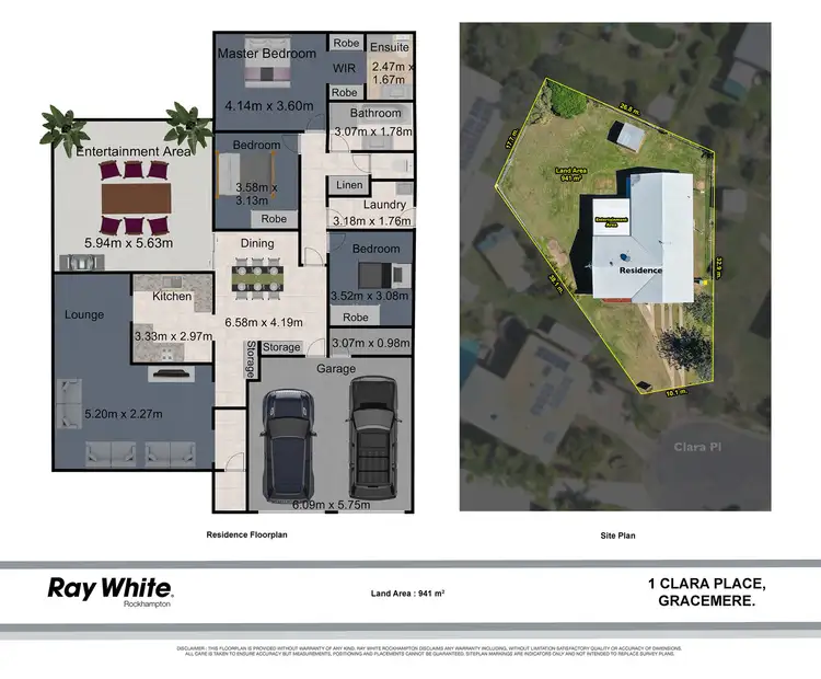 Floorplan of Homely house listing, 1 Clara Place, Gracemere QLD 4702