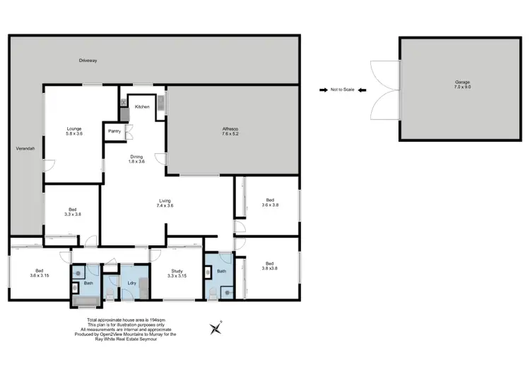 Floorplan of Homely house listing, 14 O'Sullivan Road, Seymour VIC 3660
