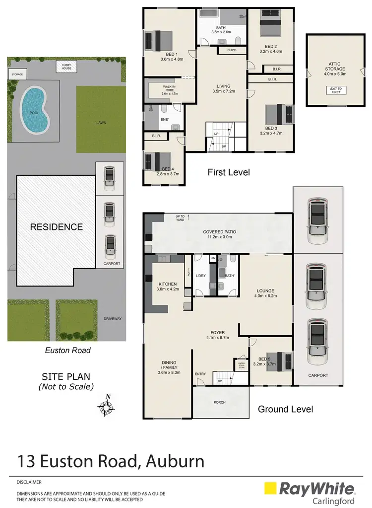 Floorplan of Homely house listing, 13 Euston Road, Auburn NSW 2144