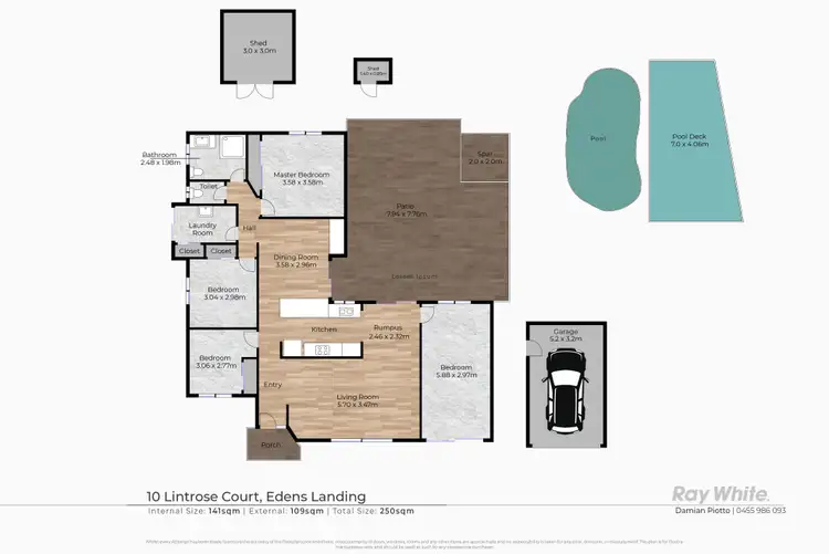 Floorplan of Homely house listing, 10 Lintrose Court, Edens Landing QLD 4207