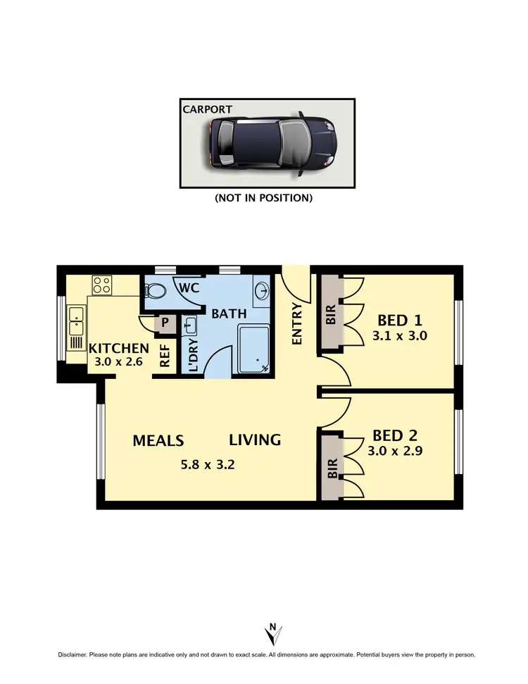 Floorplan of Homely apartment listing, 9/2-6 Moore Street, Coburg VIC 3058