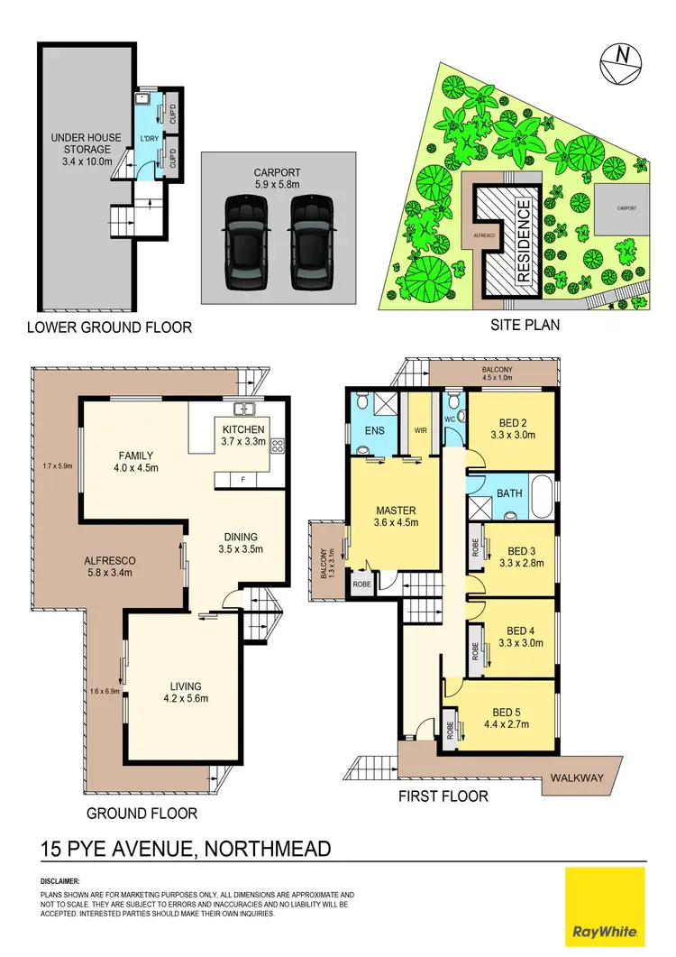 Floorplan of Homely house listing, 15 Pye Avenue, Northmead NSW 2152
