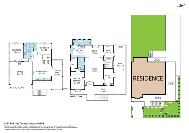 Floorplan of Homely house listing, 4/41 Eversley Terrace, Yeronga QLD 4104