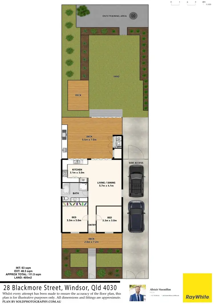 Floorplan of Homely house listing, 28 Blackmore Street, Windsor QLD 4030