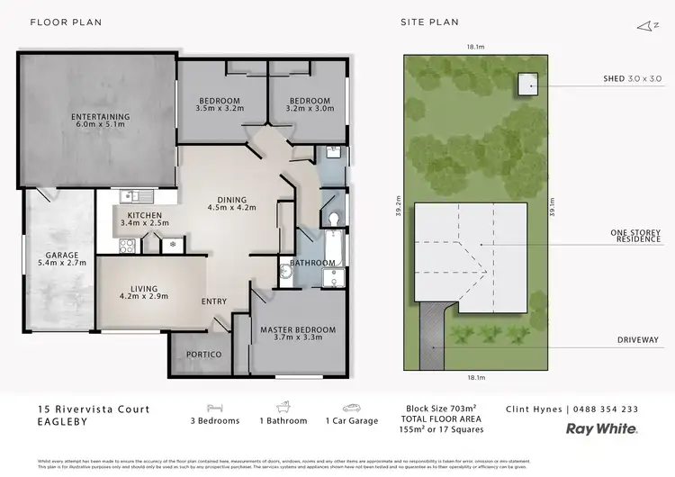 Floorplan of Homely house listing, 15 Rivervista Court, Eagleby QLD 4207